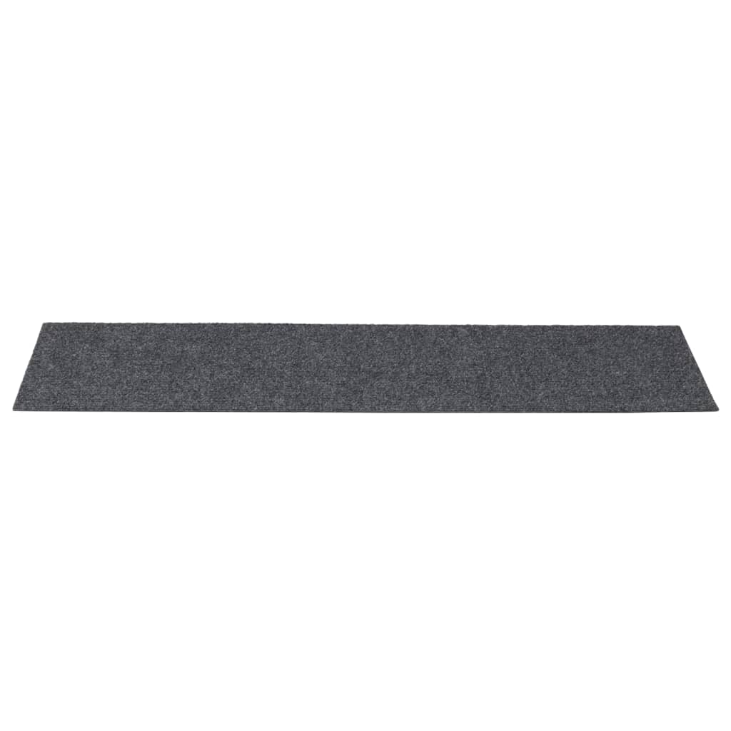 Stufenmatten Selbstklebend 30 Stk. 76x20 cm Hellgrau Rechteckig