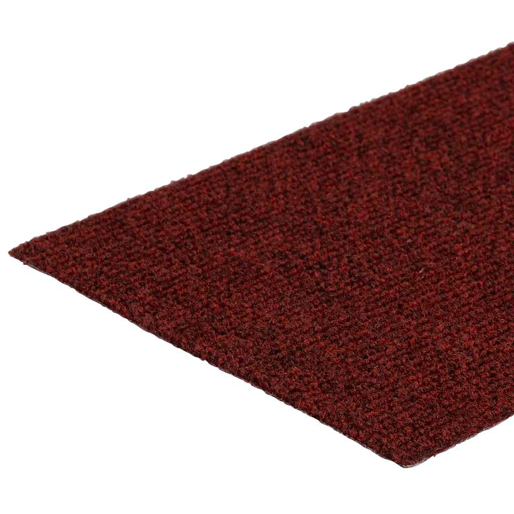 Stufenmatten Selbstklebend 30 Stk. 76x20 cm Bordeauxrot Rechteckig