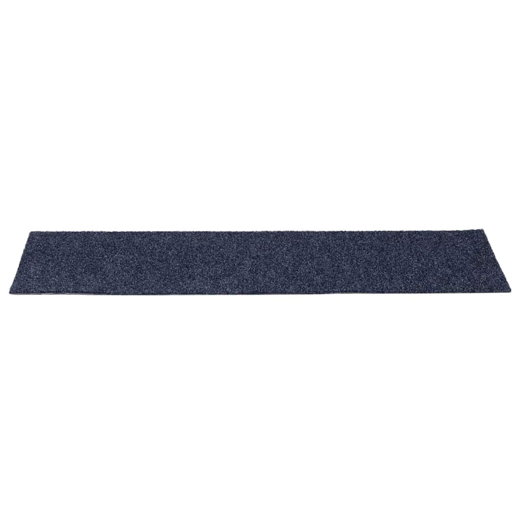 Stufenmatten Selbstklebend 30 Stk. 76x20 cm Grau Blau Rechteckig