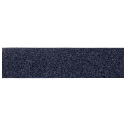 Stufenmatten Selbstklebend 30 Stk. 76x20 cm Grau Blau Rechteckig
