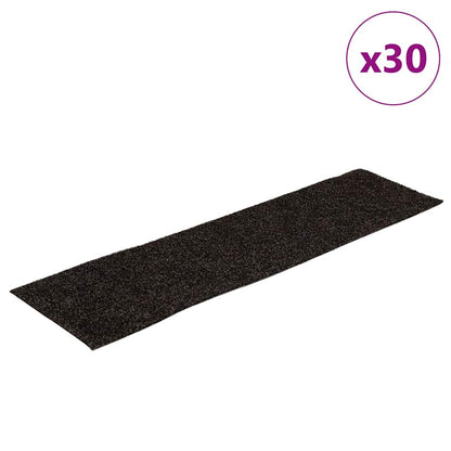 Stufenmatten Selbstklebend 30 Stk. 76x20 cm Braun Rechteckig