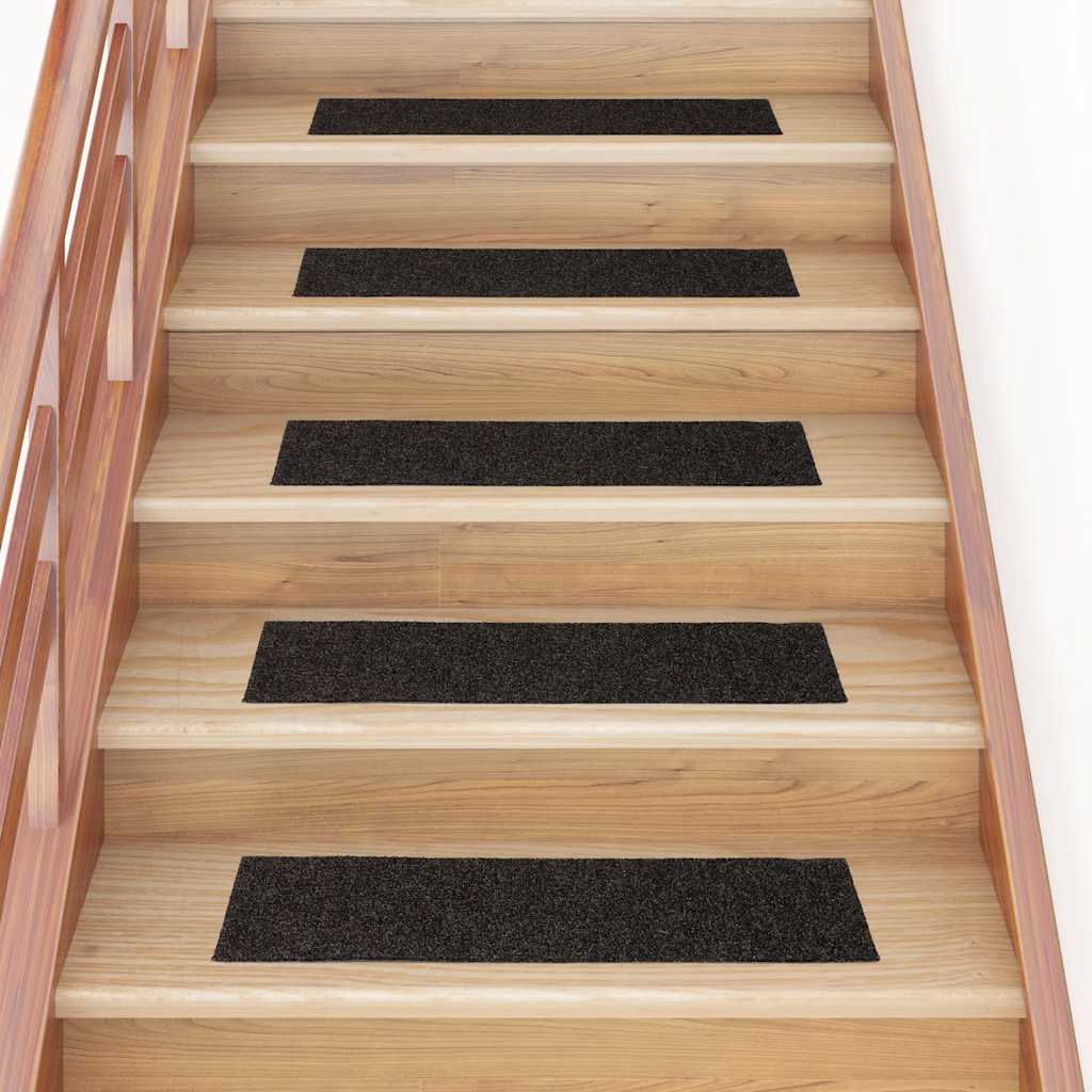 Stufenmatten Selbstklebend 30 Stk. 76x20 cm Braun Rechteckig