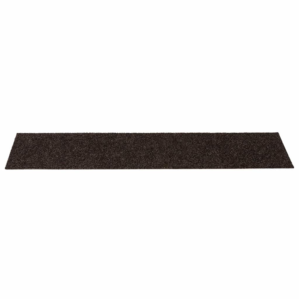 Stufenmatten Selbstklebend 30 Stk. 76x20 cm Dunkelbraun Rechteckig