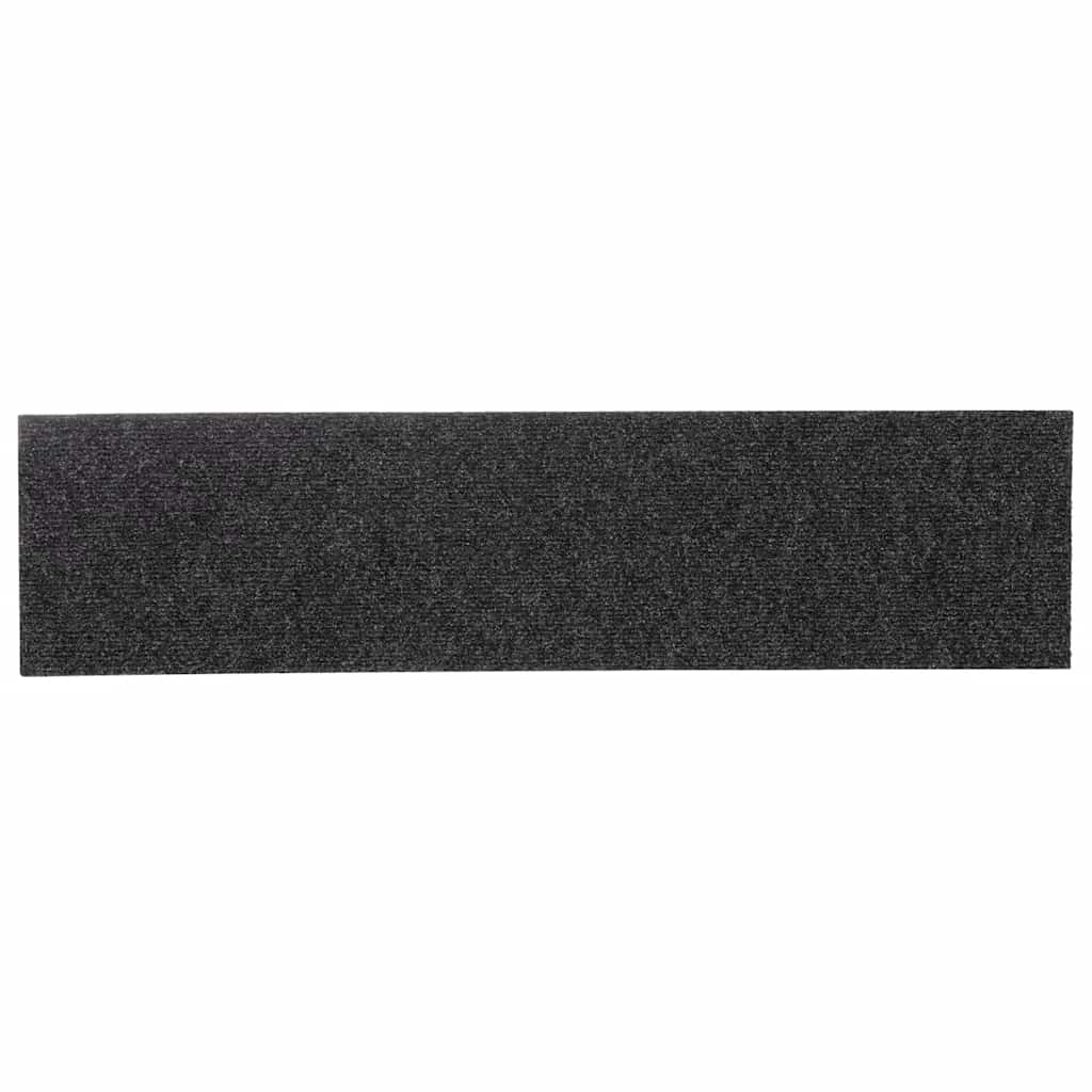 Stufenmatten Selbstklebend 30 Stk. 76x20 cm Anthrazit Rechteckig