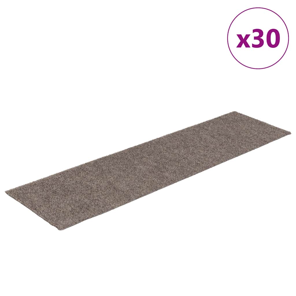 Stufenmatten Selbstklebend 30 Stk. 76x20 cm Beige Rechteckig
