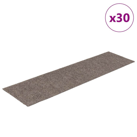 Stufenmatten Selbstklebend 30 Stk. 76x20 cm Beige Rechteckig