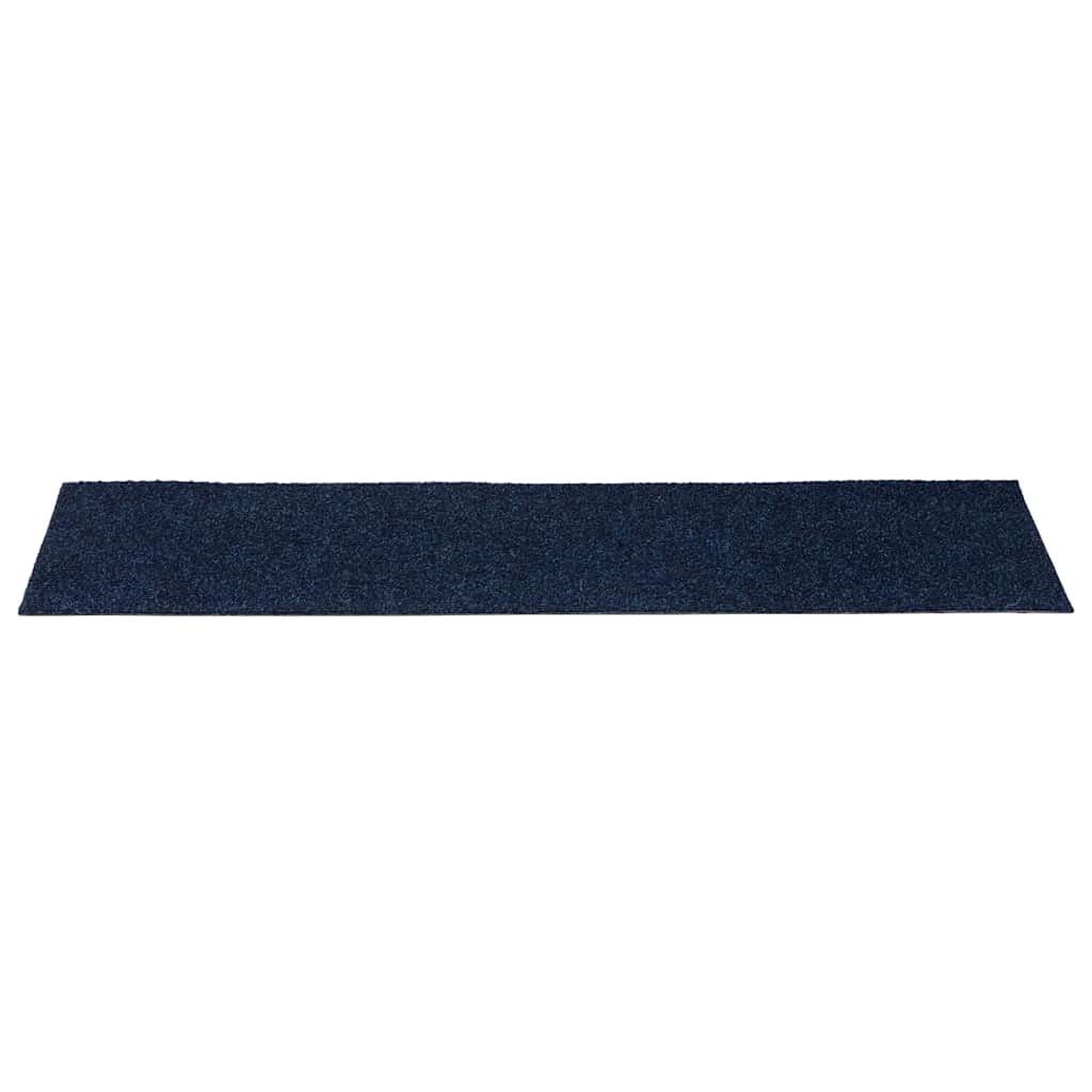 Stufenmatten Selbstklebend 30 Stk. 76x20 cm Marineblau Rechteckig
