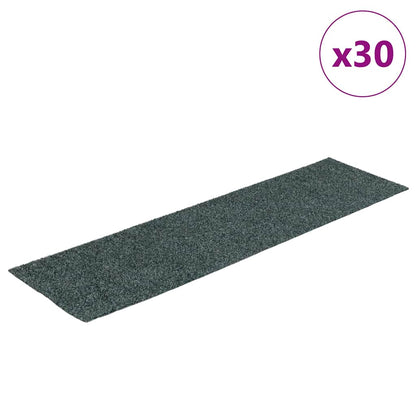 Stufenmatten Selbstklebend 30 Stk. 76x20 cm Grün Rechteckig