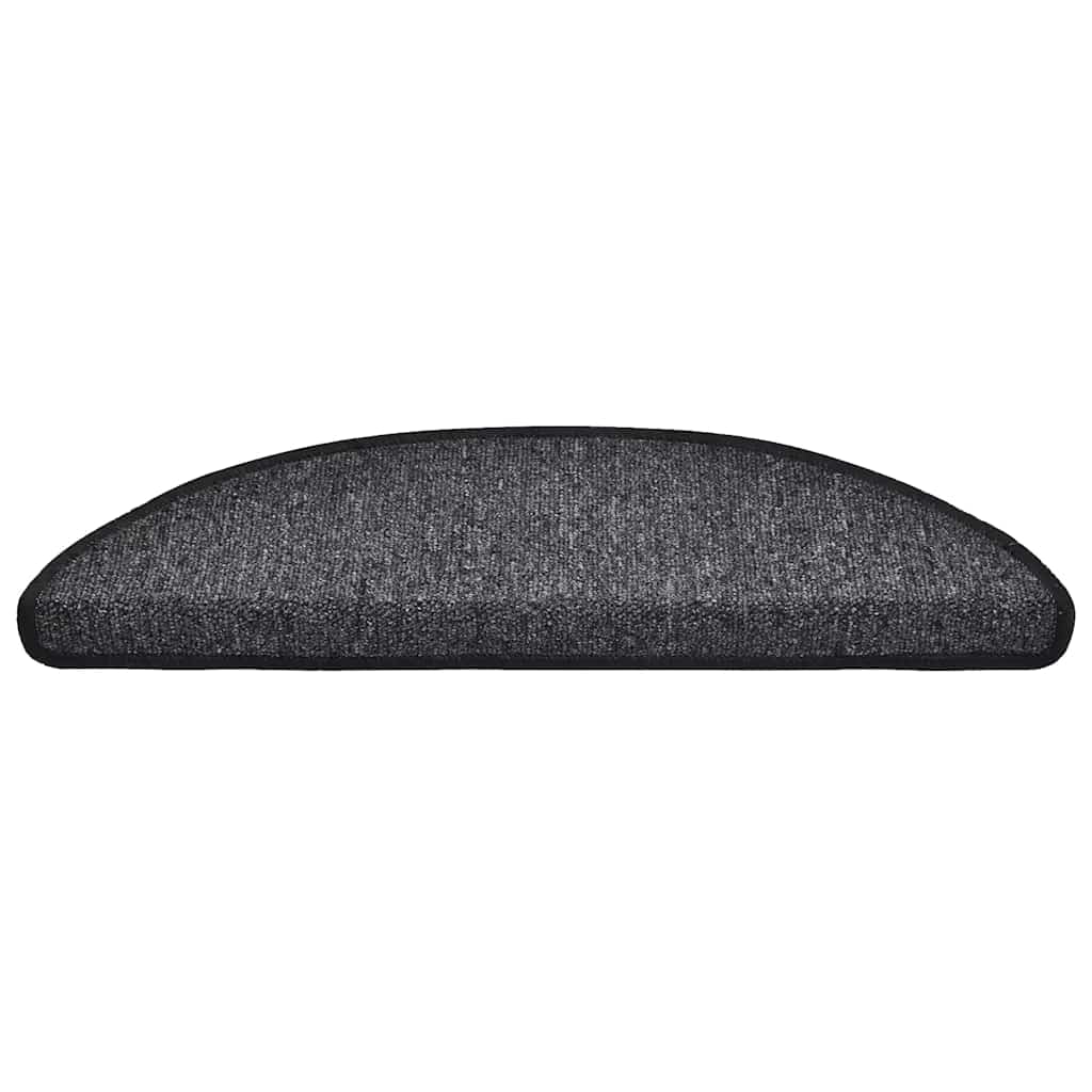 Stufenmatten 30 Stk. 56x17x3 cm Anthrazit Halbrund