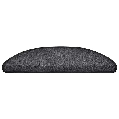 Stufenmatten 30 Stk. 56x17x3 cm Anthrazit Halbrund