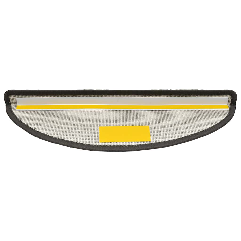 Stufenmatten 30 Stk. 56x17x3 cm Dunkelgrau Halbrund