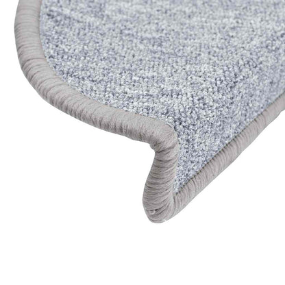 Stufenmatten 30 Stk. 56x17x3 cm Hellgrau Halbrund