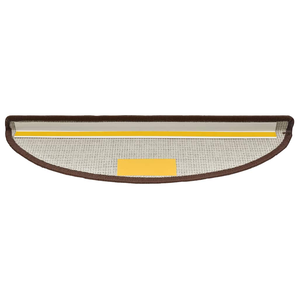 Stufenmatten 30 Stk. 56x17x3 cm Kaffeebraun Halbrund