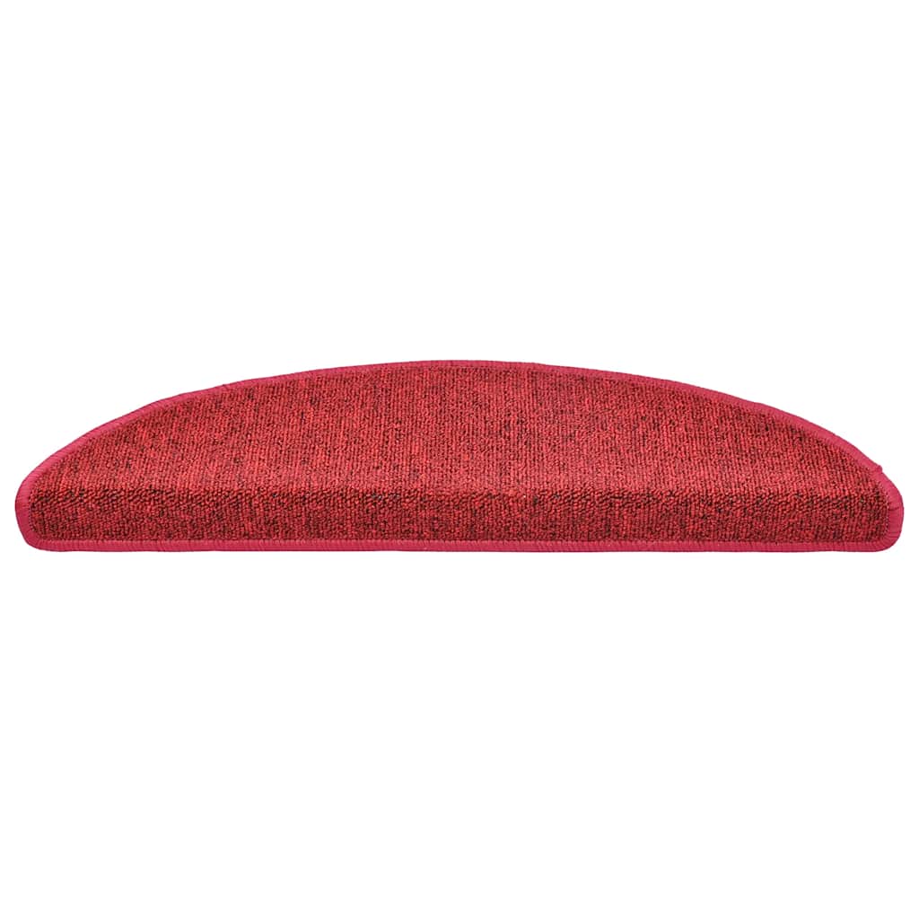 Stufenmatten 30 Stk. 56x17x3 cm Bordeaux Halbrund