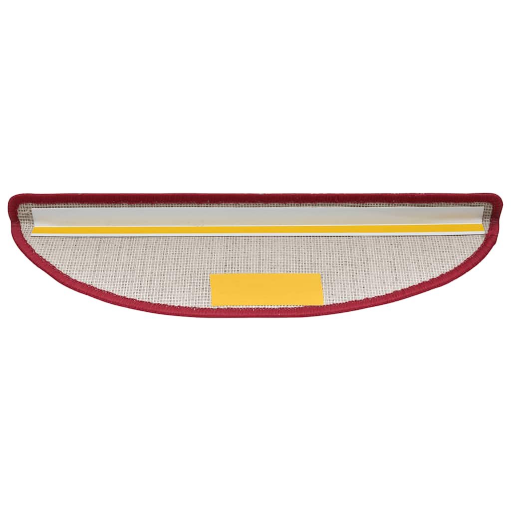 Stufenmatten 30 Stk. 56x17x3 cm Bordeaux Halbrund