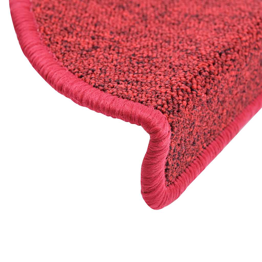 Stufenmatten 30 Stk. 56x17x3 cm Bordeaux Halbrund