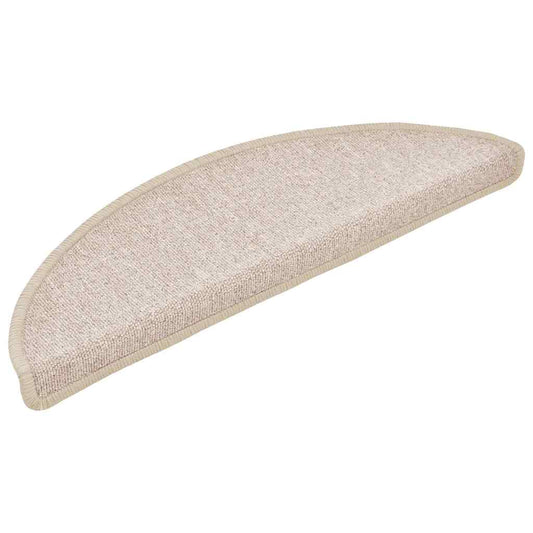 Stufenmatten 30 Stk. 56x17x3 cm Taupe Halbrund