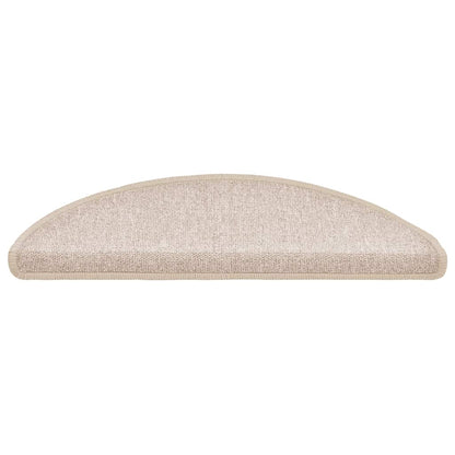 Stufenmatten 30 Stk. 56x17x3 cm Taupe Halbrund