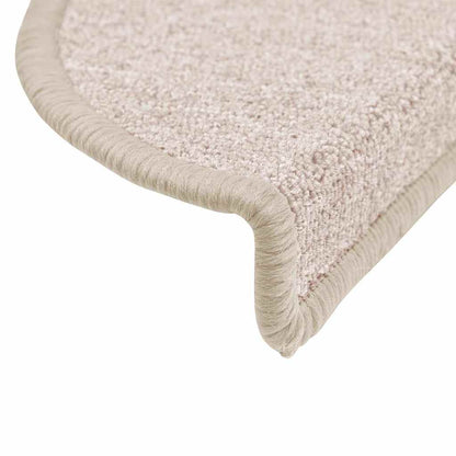 Stufenmatten 30 Stk. 56x17x3 cm Taupe Halbrund