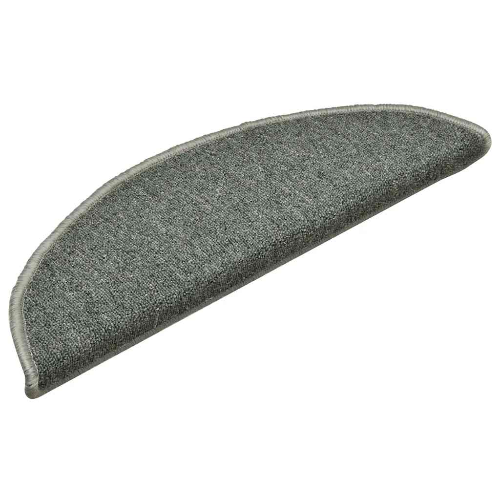 Stufenmatten 30 Stk. 56x17x3 cm Dunkelgrün Halbrund