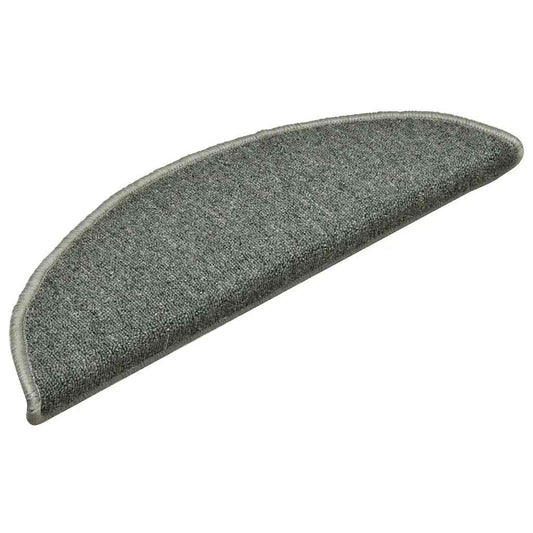 Stufenmatten 30 Stk. 56x17x3 cm Dunkelgrün Halbrund