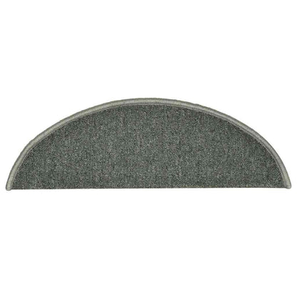 Stufenmatten 30 Stk. 56x17x3 cm Dunkelgrün Halbrund