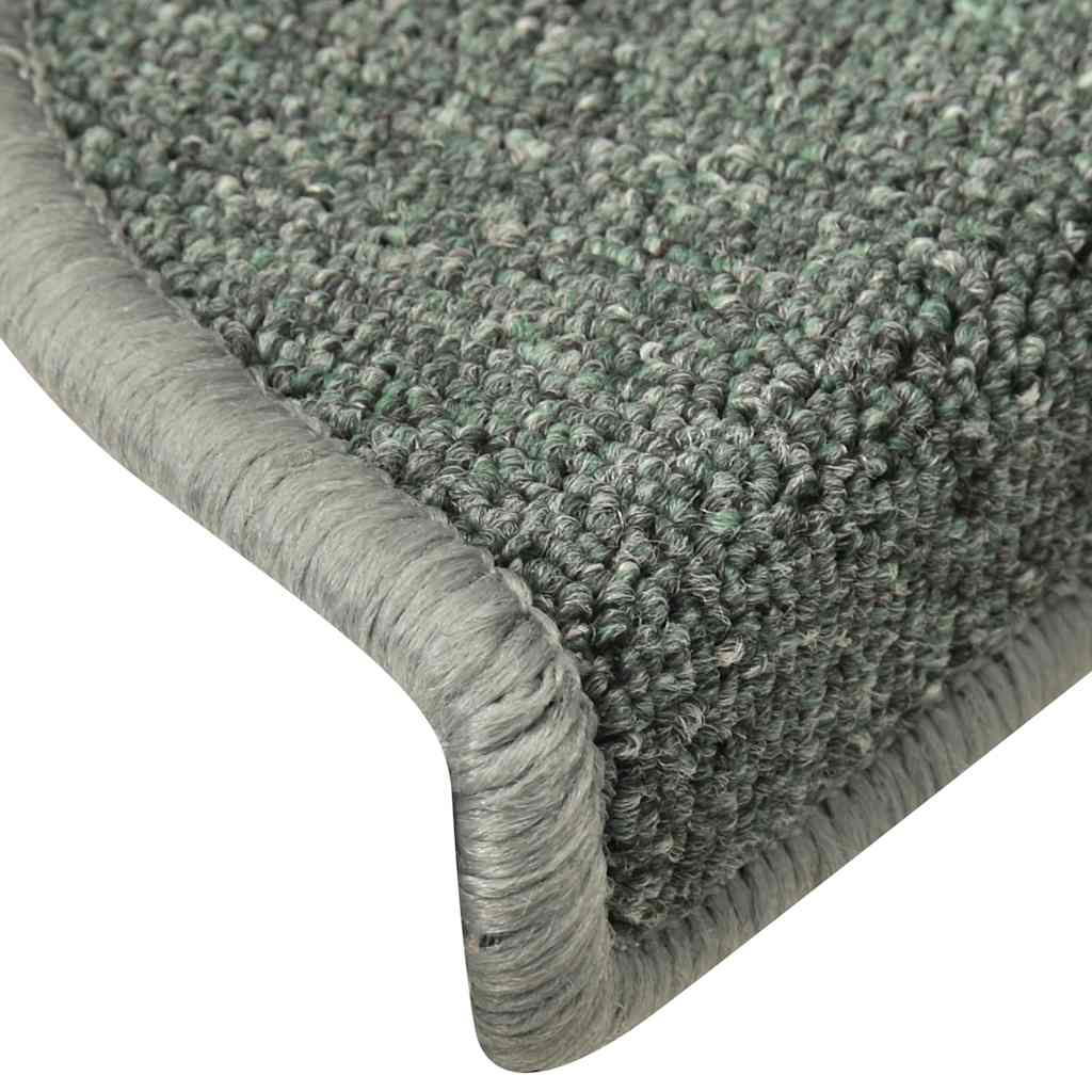Stufenmatten 30 Stk. 56x17x3 cm Dunkelgrün Halbrund