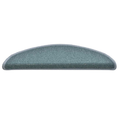Stufenmatten 30 Stk. 56x17x3 cm Seeblau Halbrund