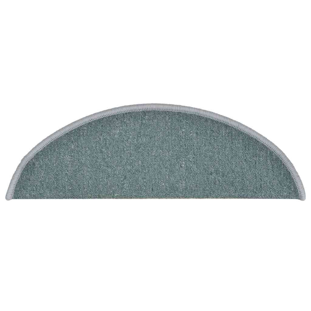 Stufenmatten 30 Stk. 56x17x3 cm Seeblau Halbrund