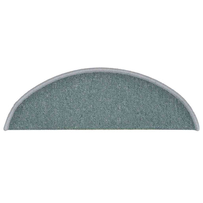 Stufenmatten 30 Stk. 56x17x3 cm Seeblau Halbrund