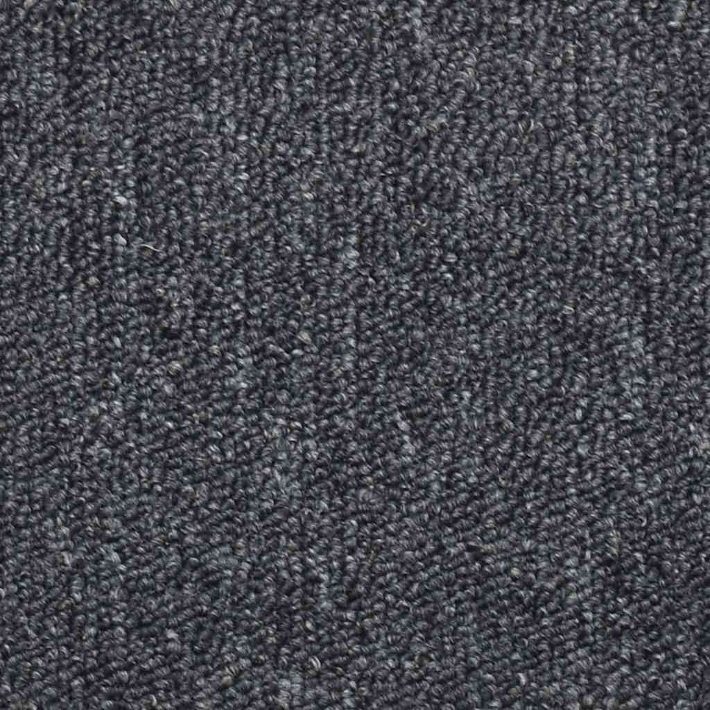 Stufenmatten 30 Stk. 56x17x3 cm Dunkelgrau und Blau Halbrund