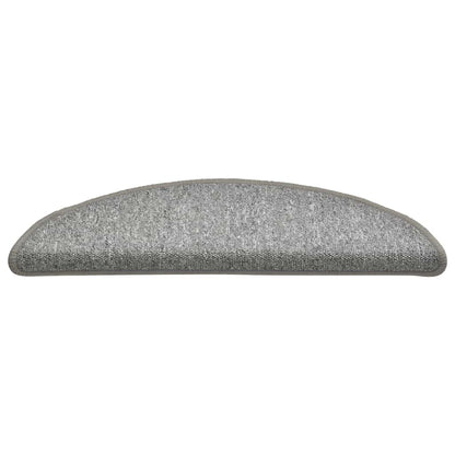 Stufenmatten 30 Stk. 56x17x3 cm Hellgrau Halbrund