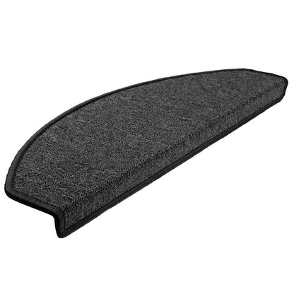 Stufenmatten 30 Stk. 65x24x4 cm Anthrazit Halbrund Groß