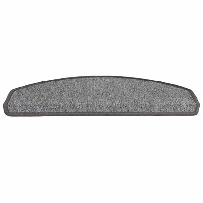 Stufenmatten 30 Stk. 65x24x4 cm Dunkelgrau Halbrund Groß
