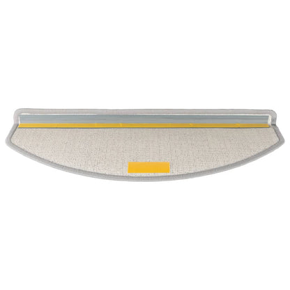 Stufenmatten 30 Stk. 65x24x4 cm Hellgrau Halbrund Groß