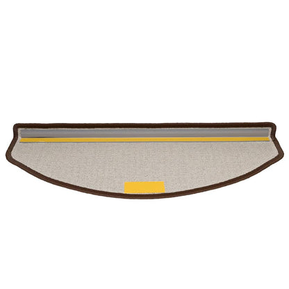 Stufenmatten 30 Stk. 65x24x4 cm Kaffeebraun Halbrund Groß