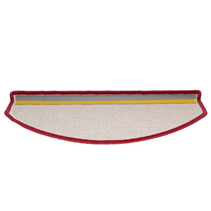 Stufenmatten 30 Stk. 65x24x4 cm Bordeaux Halbrund Groß