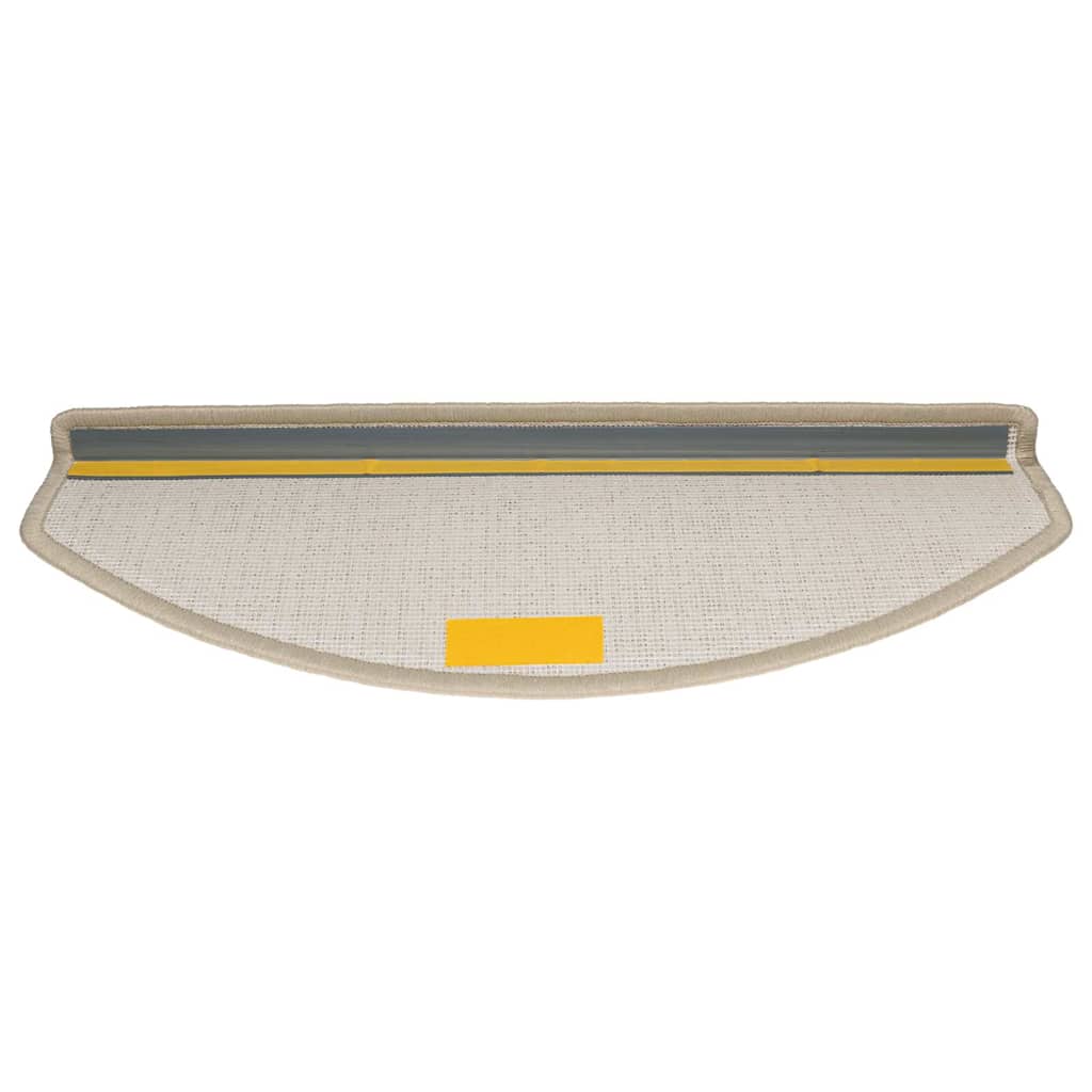 Stufenmatten 30 Stk. 65x24x4 cm Taupe Halbrund Groß