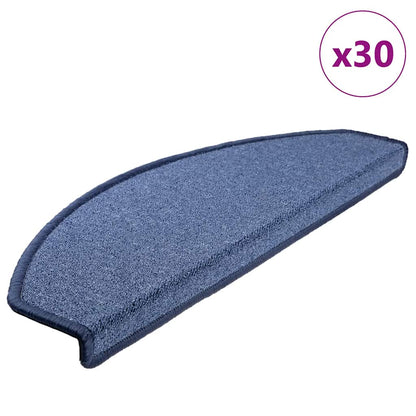 Stufenmatten 30 Stk. 65x24x4 cm Blau Halbrund Groß
