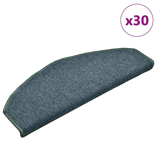 Stufenmatten 30 Stk. 65x24x4 cm Dunkelgrün Halbrund Groß