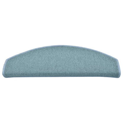 Stufenmatten 30 Stk. 65x24x4 cm Seeblau Halbrund Groß