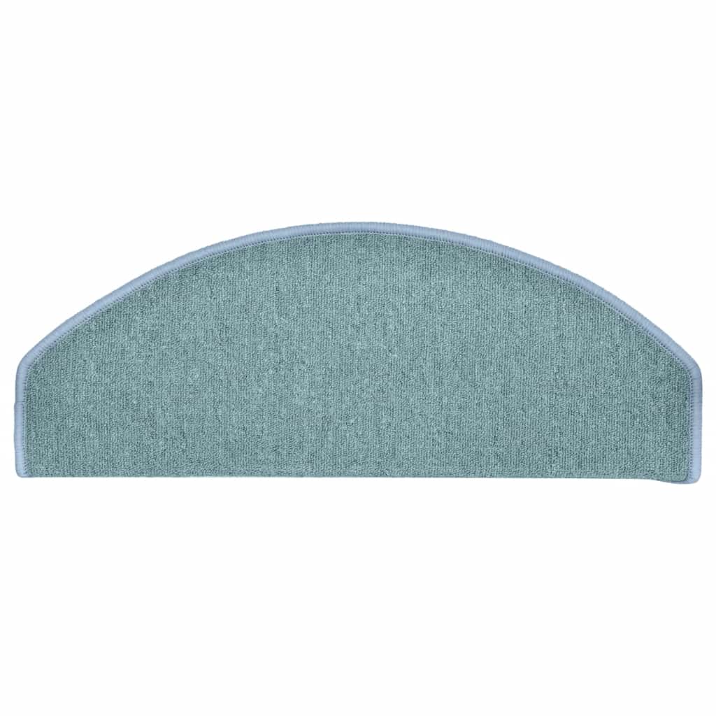 Stufenmatten 30 Stk. 65x24x4 cm Seeblau Halbrund Groß