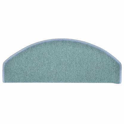 Stufenmatten 30 Stk. 65x24x4 cm Seeblau Halbrund Groß