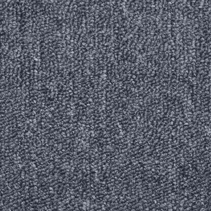 Stufenmatten 30 Stk. 65 x 24 x 4 cm Dunkelgrau und Blau Halbrund Groß
