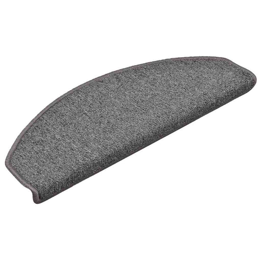 Stufenmatten 30 Stk. 65x24x4 cm Dunkelgrau Halbrund Groß