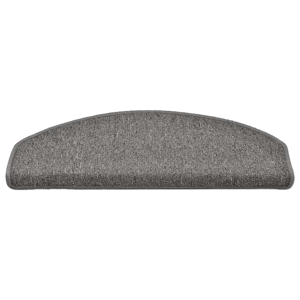 Stufenmatten 30 Stk. 65x24x4 cm Dunkelgrau Halbrund Groß