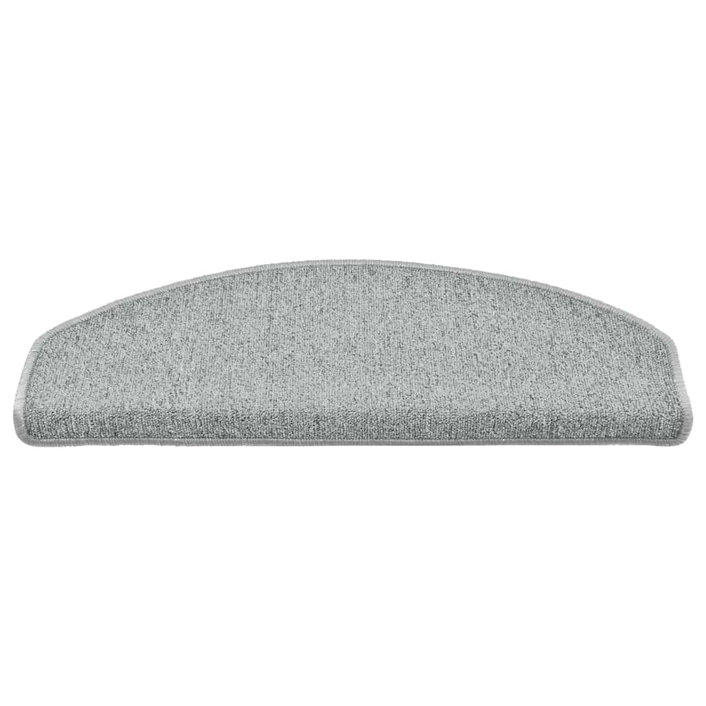 Stufenmatten 30 Stk. 65x24x4 cm Hellgrau Halbrund Groß