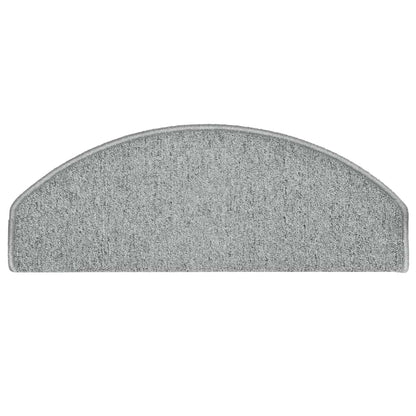 Stufenmatten 30 Stk. 65x24x4 cm Hellgrau Halbrund Groß