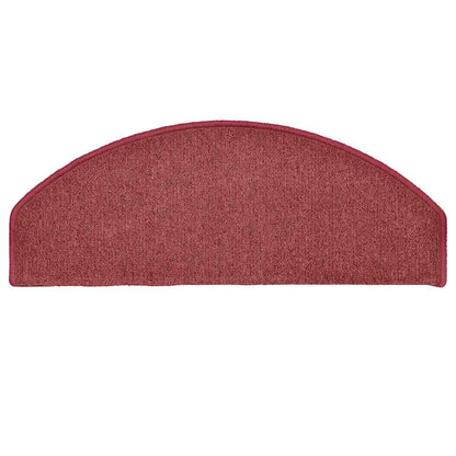 Stufenmatten 30 Stk. 65x24x4 cm Bordeaux Halbrund Groß