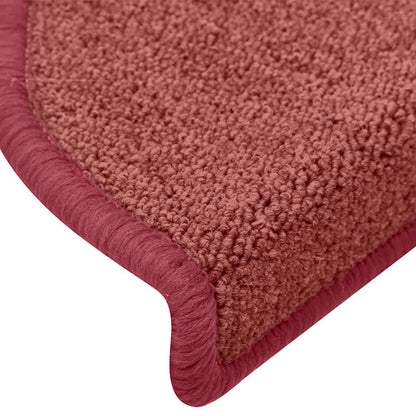 Stufenmatten 30 Stk. 65x24x4 cm Bordeaux Halbrund Groß